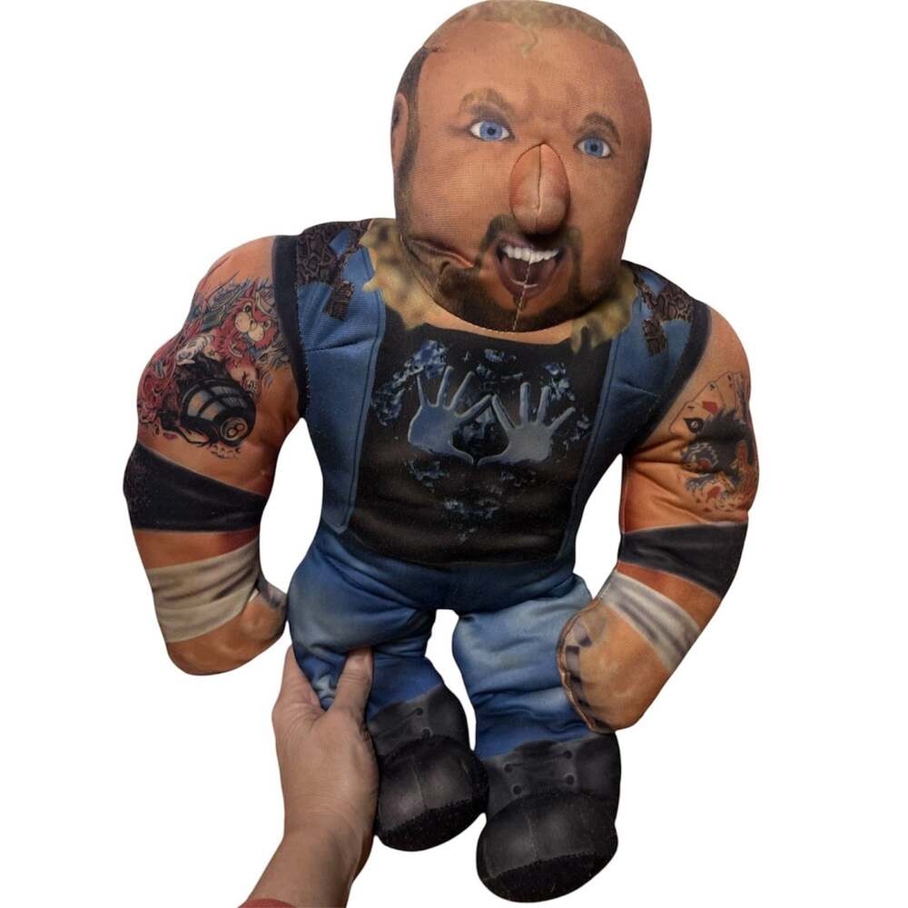 1998 WCW N.W.O. Toy Biz DIAMOND DALLAS PAGE Wrestling Bashin Brawler Plush Doll